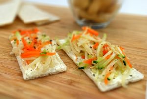 Tostas de arroz com mascarpone e vegetais - Blog da Spice