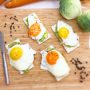 Tostas de arroz com abacate e ovos estrelados - Blog da Spice