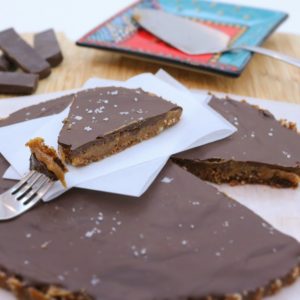 Tarte de Caramelo de Amendoim e Chocolate Preto - Blog da Spice