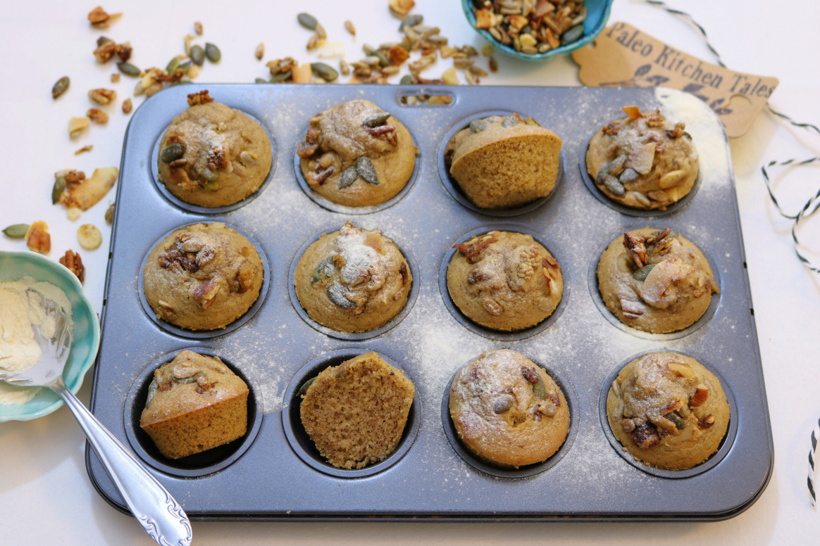 Mini queques de granola - Blog da Spice