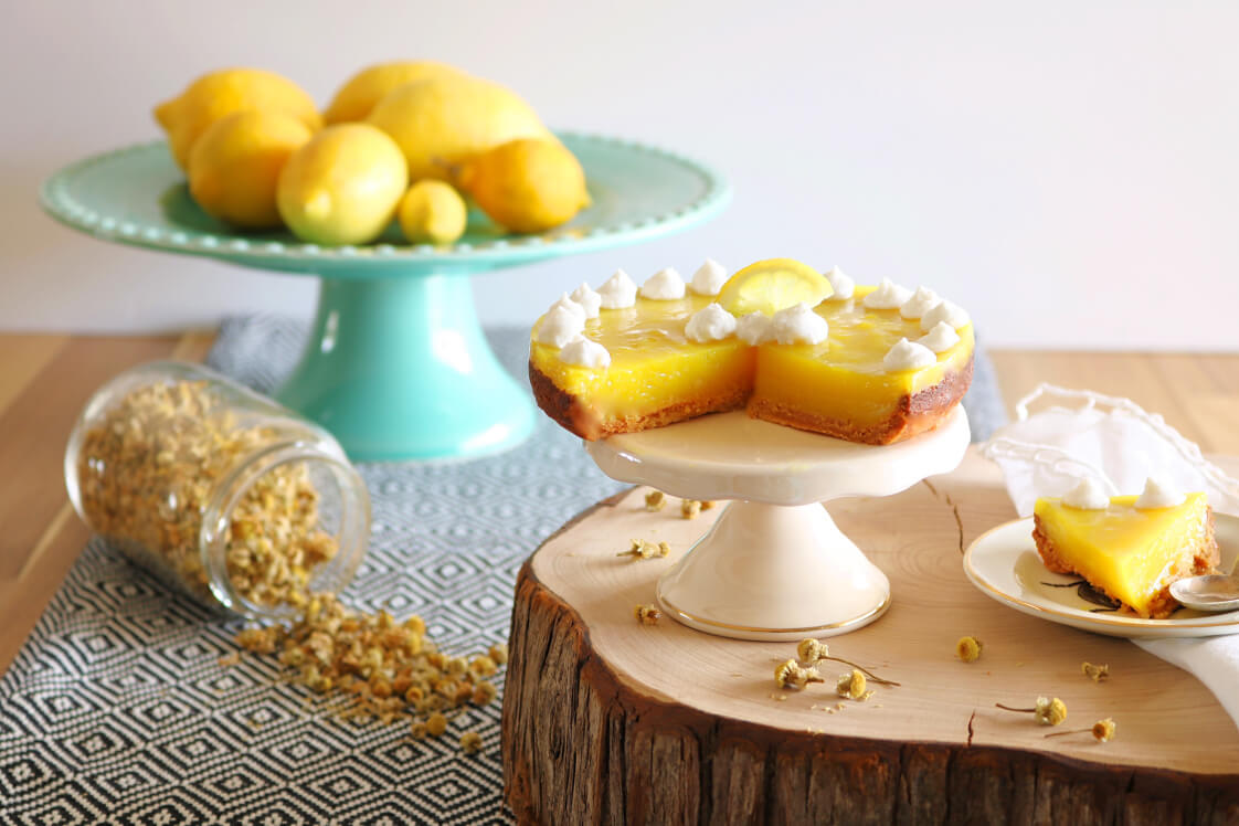Tarte de camomila e limão - Blog da Spice