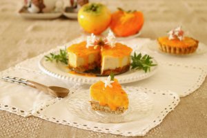 Cheesecake de dióspiros - Blog da Spice